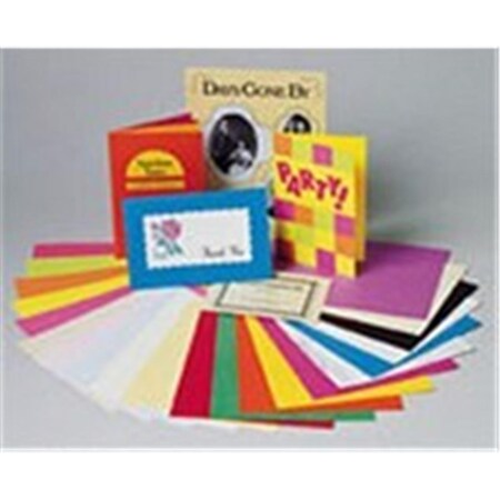 Easy-To-Organize Array Card Stock - Vibrant Assortment 5 Colors EA971277